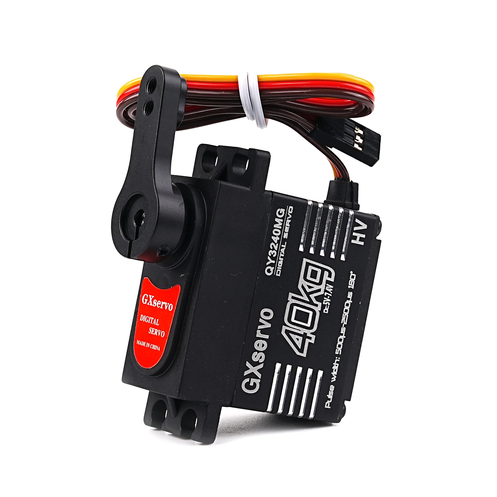 40 كجم أجهزة رقمية 5.0-7.4 فولت YP3240MG محرك شبه معدني عزم دوران عالي 180 ° Ip67 الذي يتم التحكم فيه بزاوية لزاحف 1:8 1:10 TRX6 Scx10 RC #5