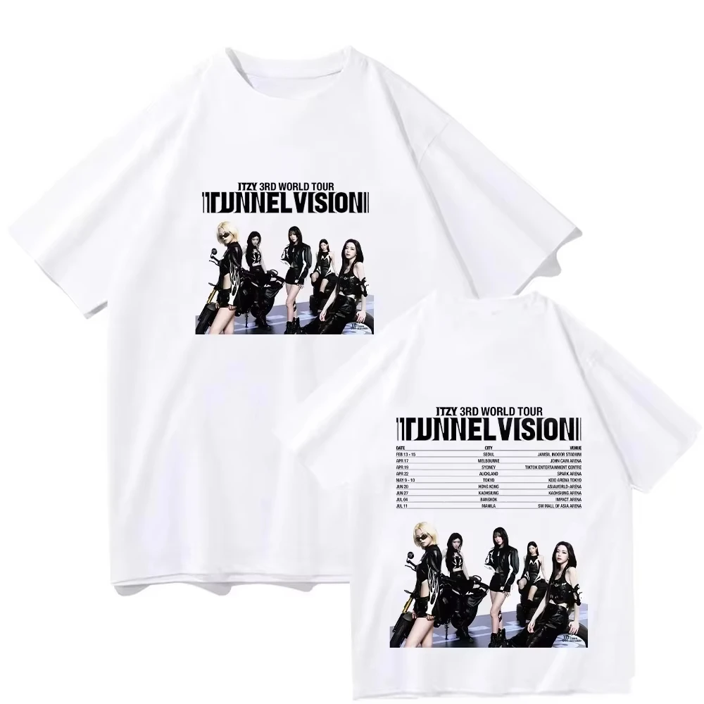2026 Double Sides Portrait Print T Shirt, Unisex Loose Short Sleeve Crew Streetwear Casual Graphic Top For Men Women Fan Gift