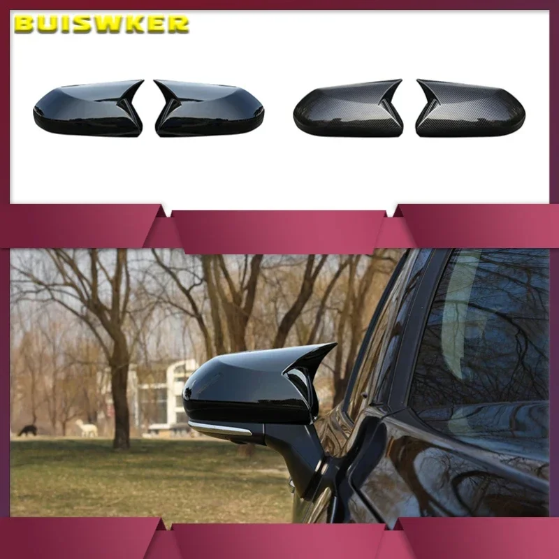 

2pcs Car Rearview Mirror Cover Chrome Trim Sticker Frame Exterior Decoration for Toyota Avalon XX50 2019 2020