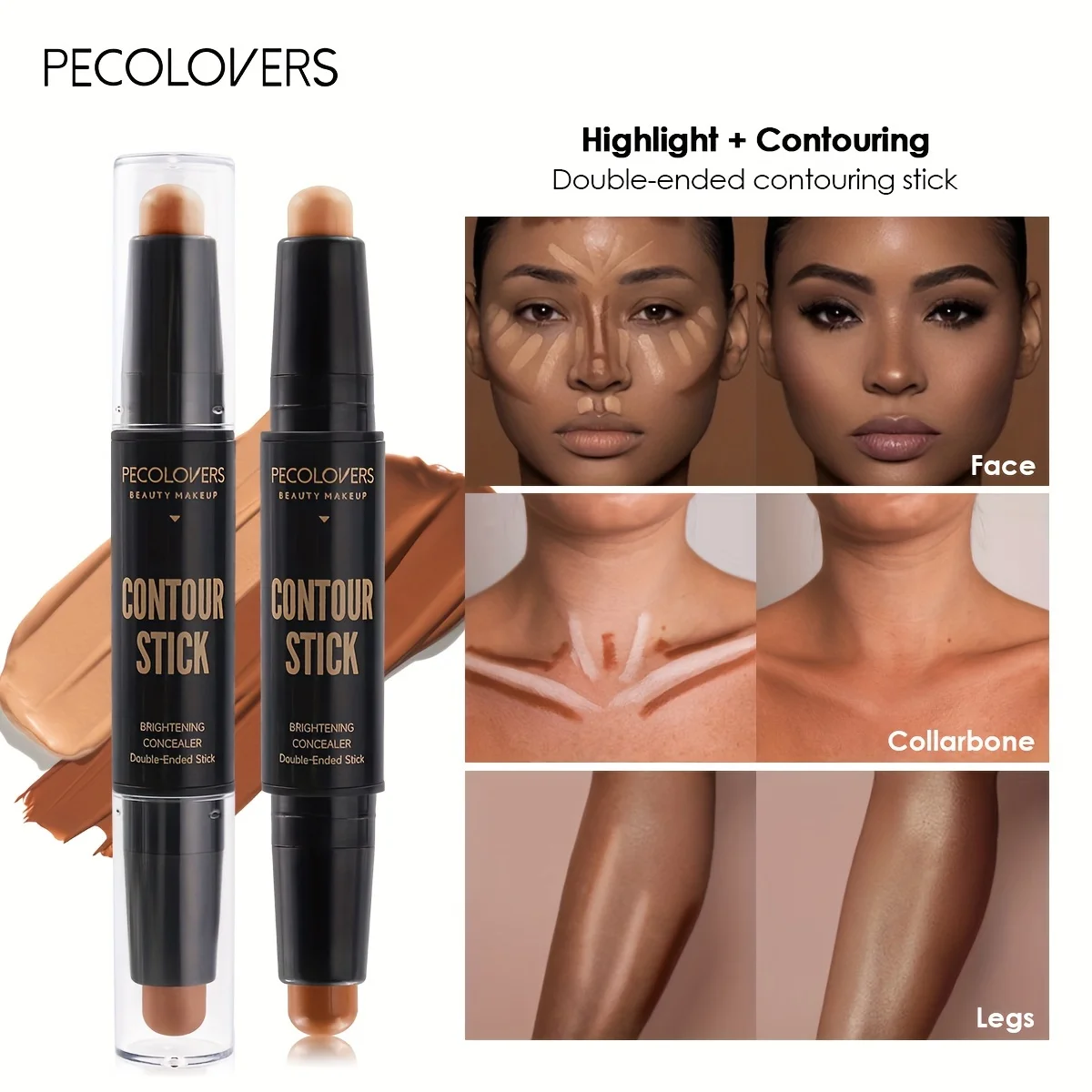 Face Concealer Contouring For Face Bronzer Beauty Contour Makeup Base Foundation Cream For Women\'s Cosmetics New