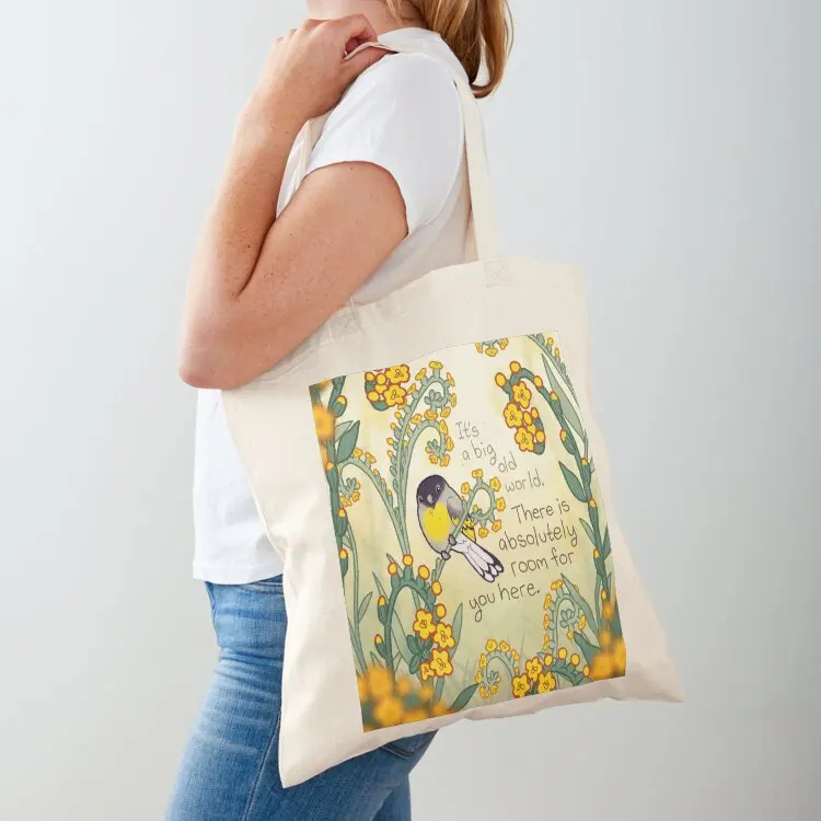 Goldfinch Among Fiddlenecks Tote Bag Women bags bags luxury women eco bag folding tote bag men's