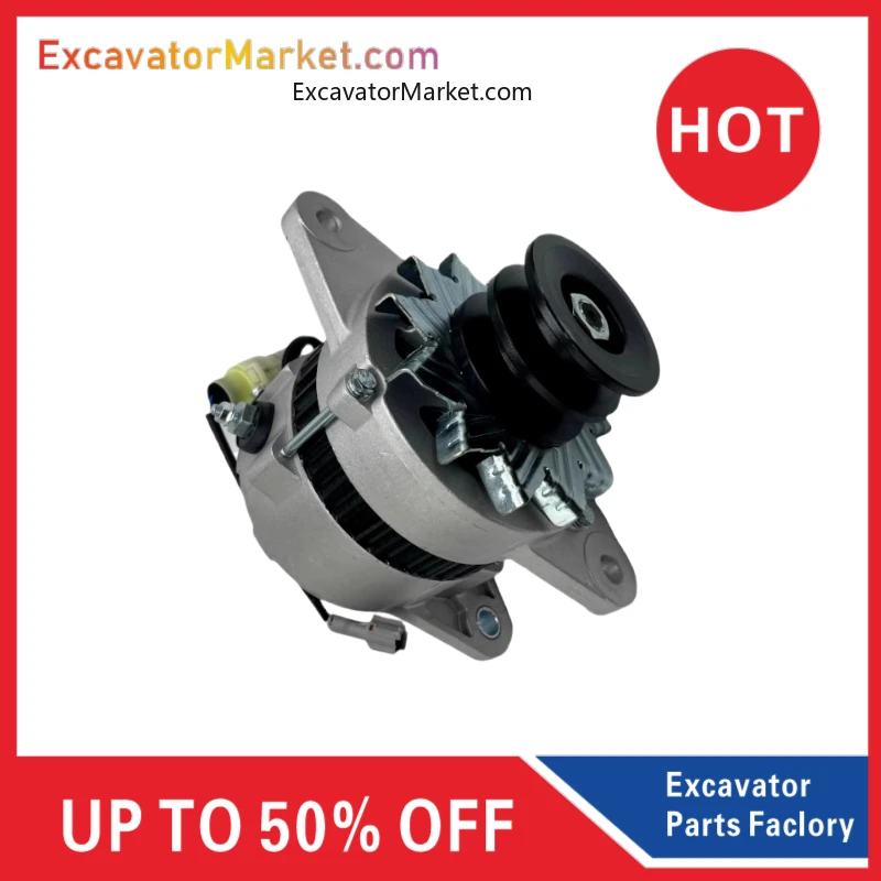 For Sumitomo Hitachi 200-6 Xcmg 210d 215da Xgma 822 Isuzu 6bg1 Generator Excavator Accessories High Quality