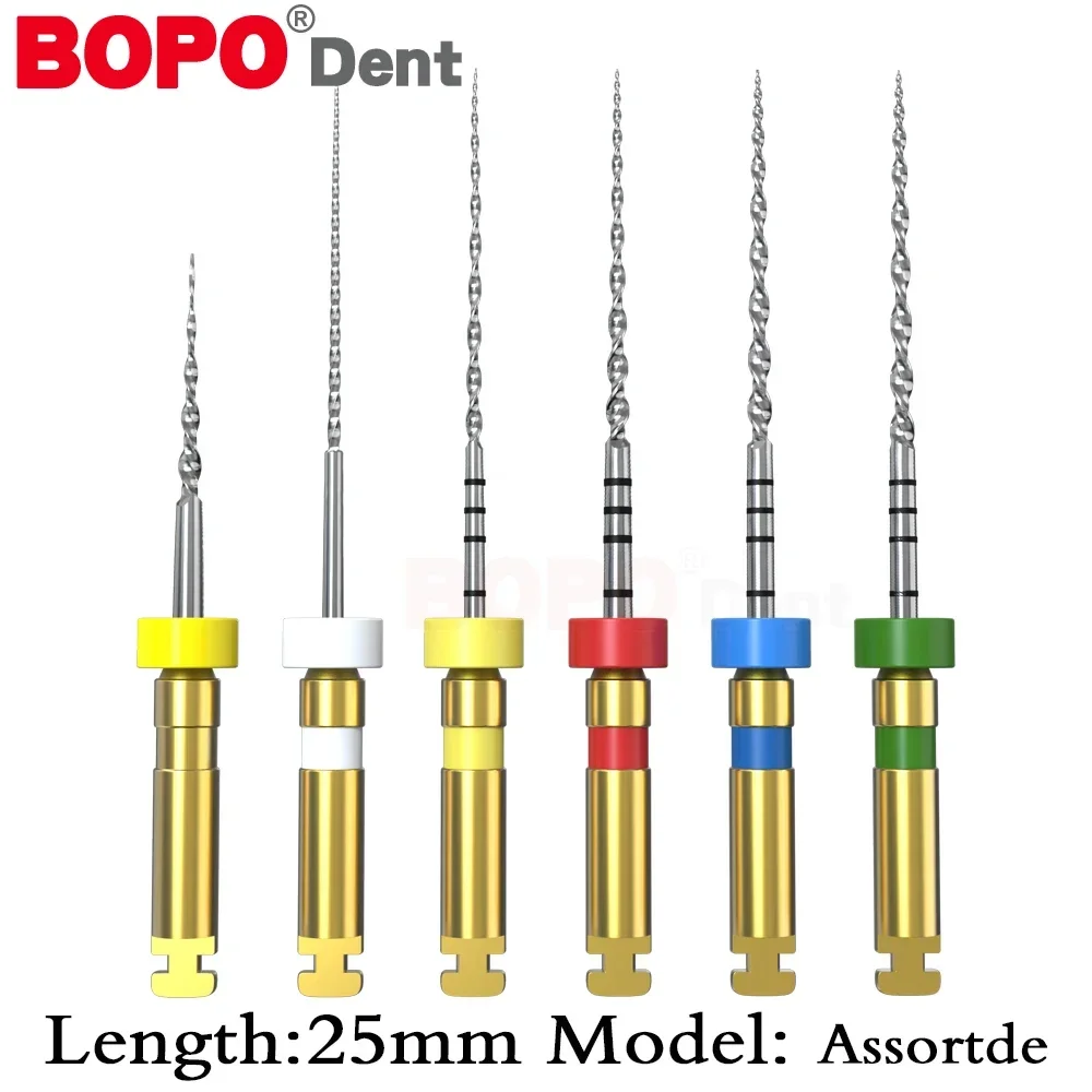 10/5/1 BOX Dental Rotary Files Files 21mm 25mm SC Pro Niti File System Assorted Green Packing Root Canal Files Stomatology