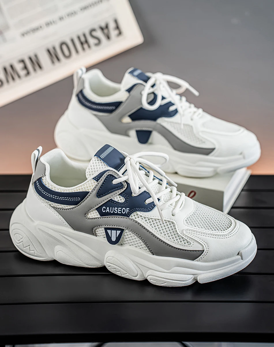 شبكة الرجال أحذية رياضية مريحة رجالي أحذية مفلكنة الدانتيل يصل تنفس في الهواء الطلق احذية الجري الخريف الرجال أحذية التنس 2026 جديد