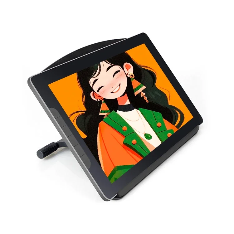 China Good Quality 13.3 Inch 4k HD True Color Drawing Tablet Graphic M Onitor Digital Stylus Pen Interactive Displays Tablets