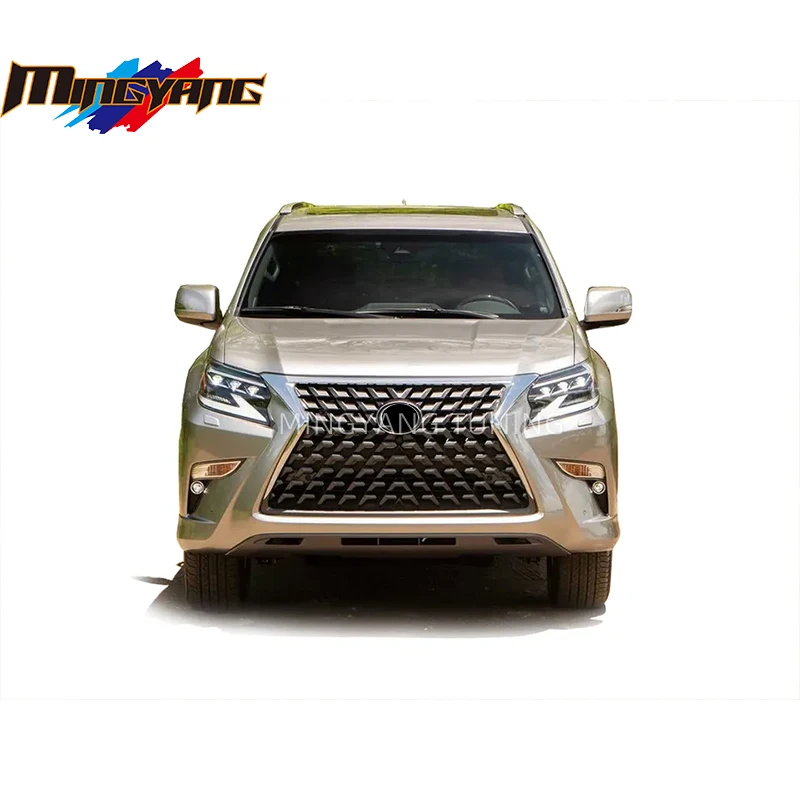 Um parar de alta qualidade gx460 2020 corpo kit cabeça lâmpada grade para lexus gx460 2014 + atualização 2020 bodykit