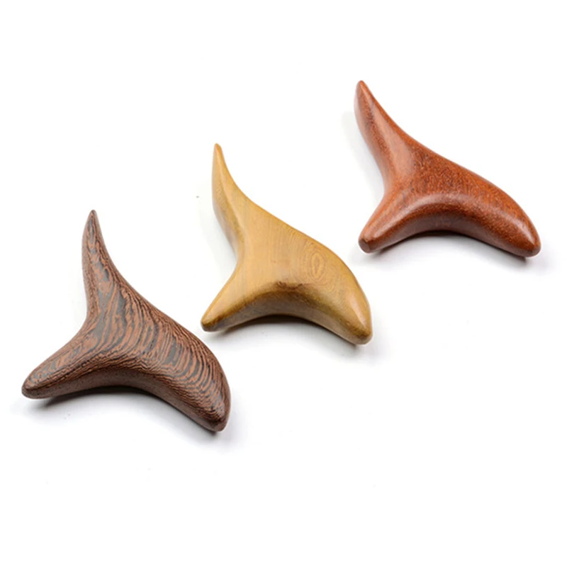 (.) Neck Foot Wood Trigger Point Massage Gua Sha Tools,Home Gym Professional Wooden Therapy Massage Tool for Back Leg Hand Face