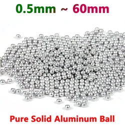 Pure Solid Aluminum Balls 0.5/0.6/0.7/0.8/0.9/1/1.1/1.2/1.3/1.4/1.5/1.588/2/2.2/2.38/2.5/2.778/3-60mm 1060/1070 Aluminum Beads