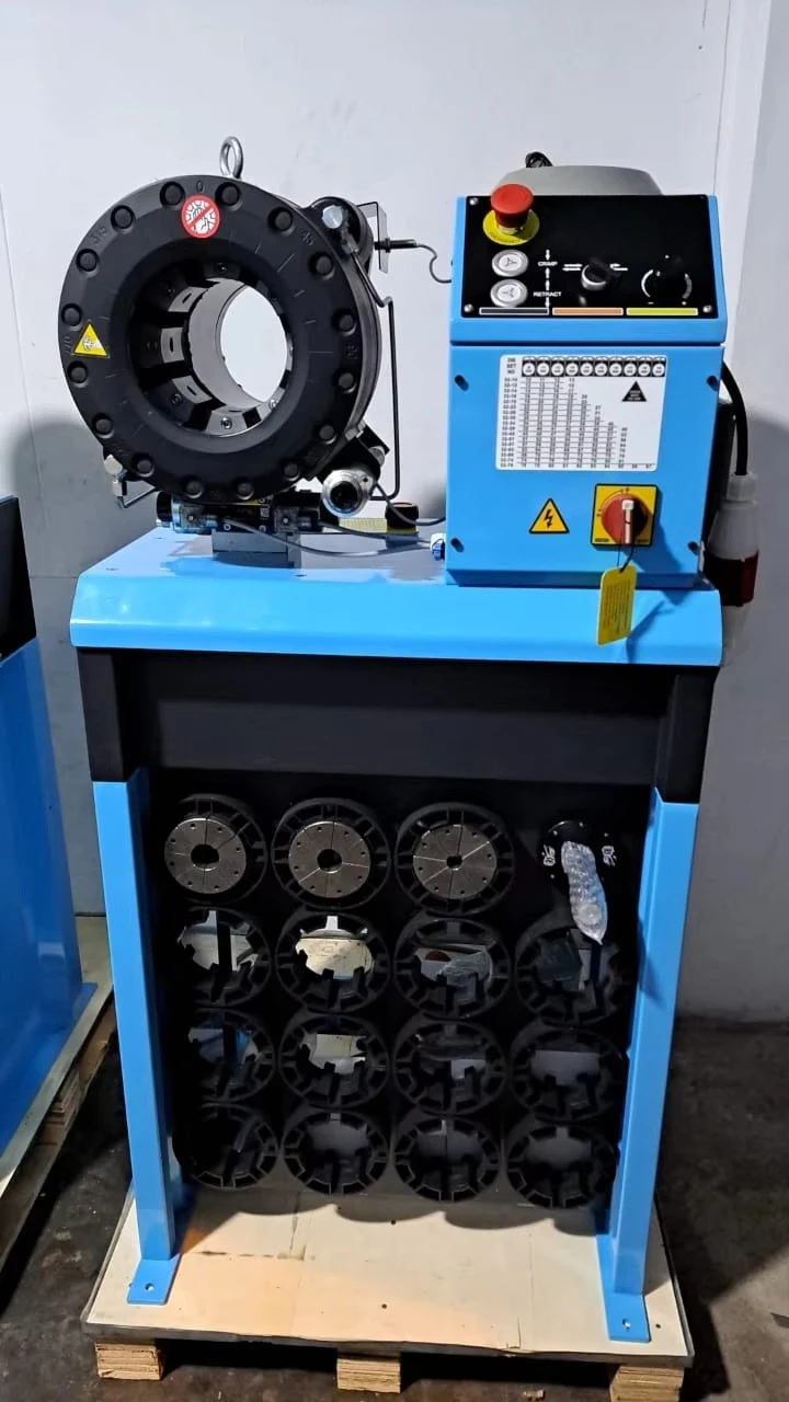 GOLED Automatic High Pressure Hydraulic Hose Crimping Machine Quick Change Tool PLC Pump Motor Gear 220V/380V 1 Year Warranty