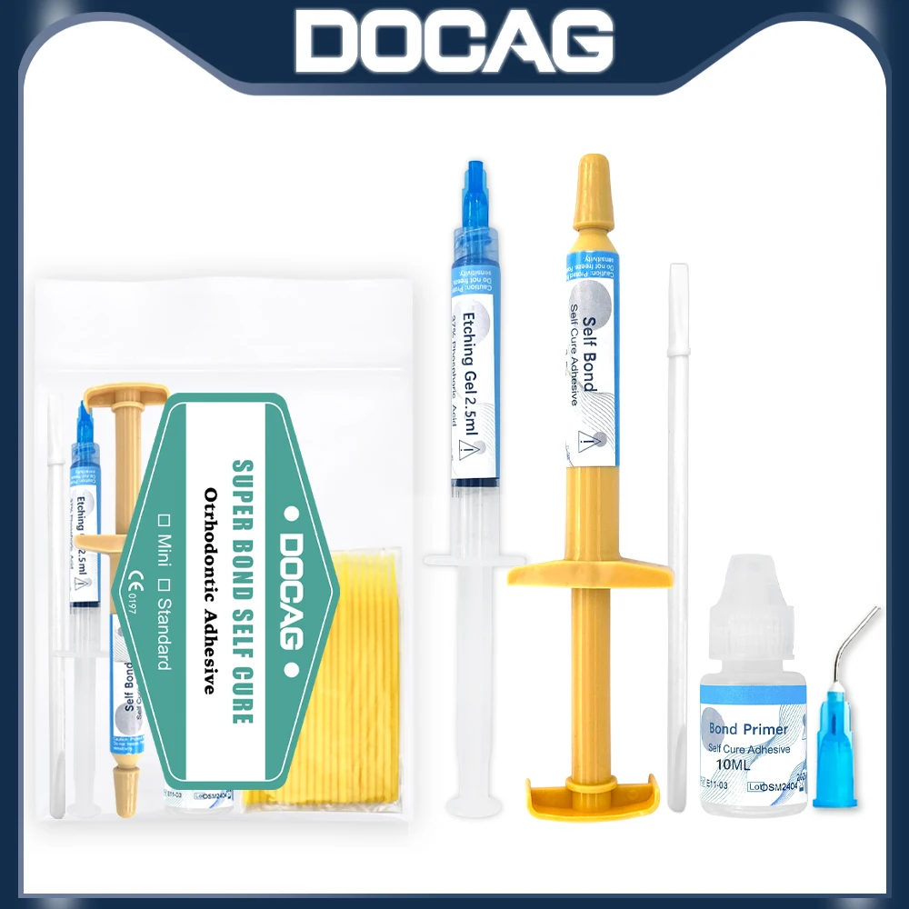 

Стоматологический клей Ортодонтический самоклеящийся клей для зубов Самоотверждаемая паста и праймер Гравировальный зубной клей Прочный клей для склеивания