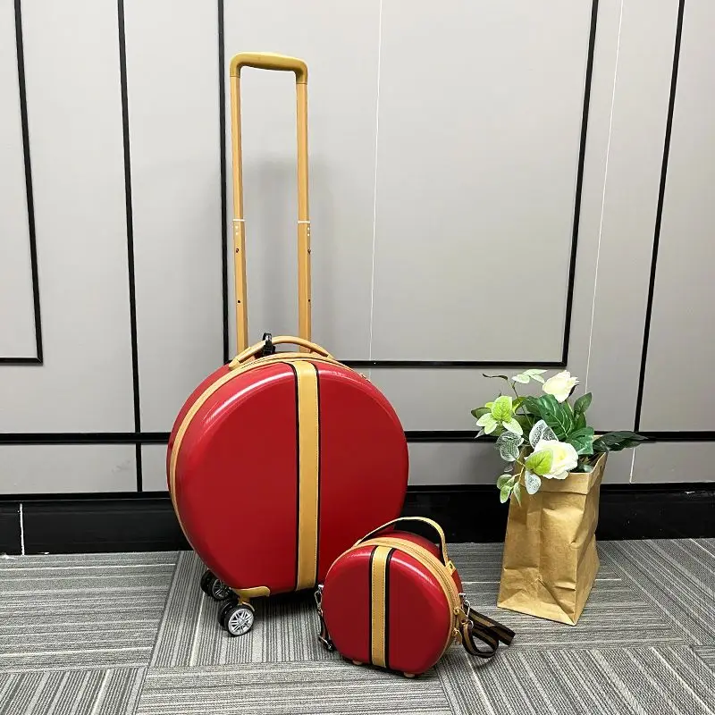 18-Zoll-Reisekoffer-Set, Handgepäck, kleine Tasche mit Rollen, Trolley-Gepäckkoffer, weiblicher Boarding-Koffer, leichtes Gepäck