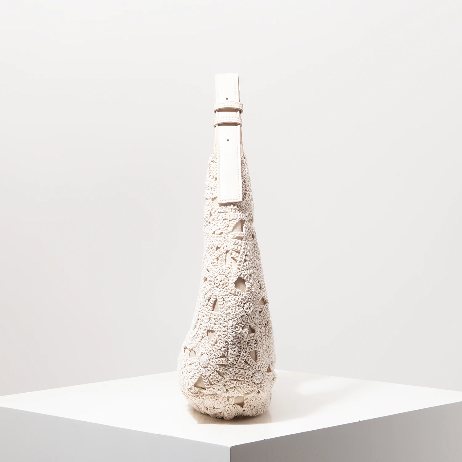 Tas Anyaman Berongga Pola, Tas Pantai Boho, Tas Bahu Gaya Premium untuk Wanita, Pakaian Liburan Wanita, Wajib Dimiliki Perjalanan