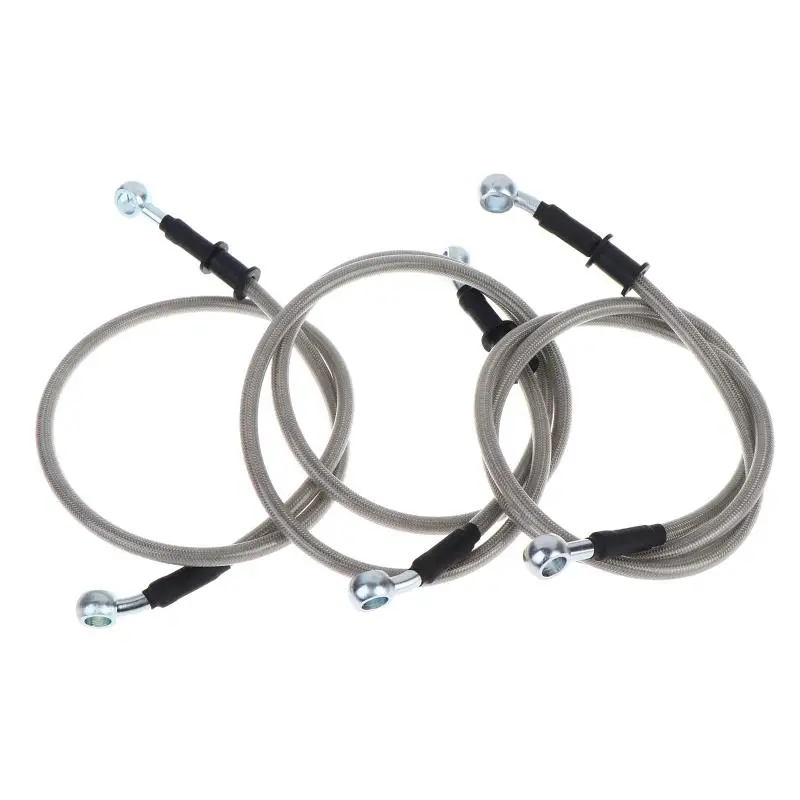 Stainless Steel Braided Universal Brake Hose Wear Resistant for Moto Ebike Disc Brake System Modification Upgrade