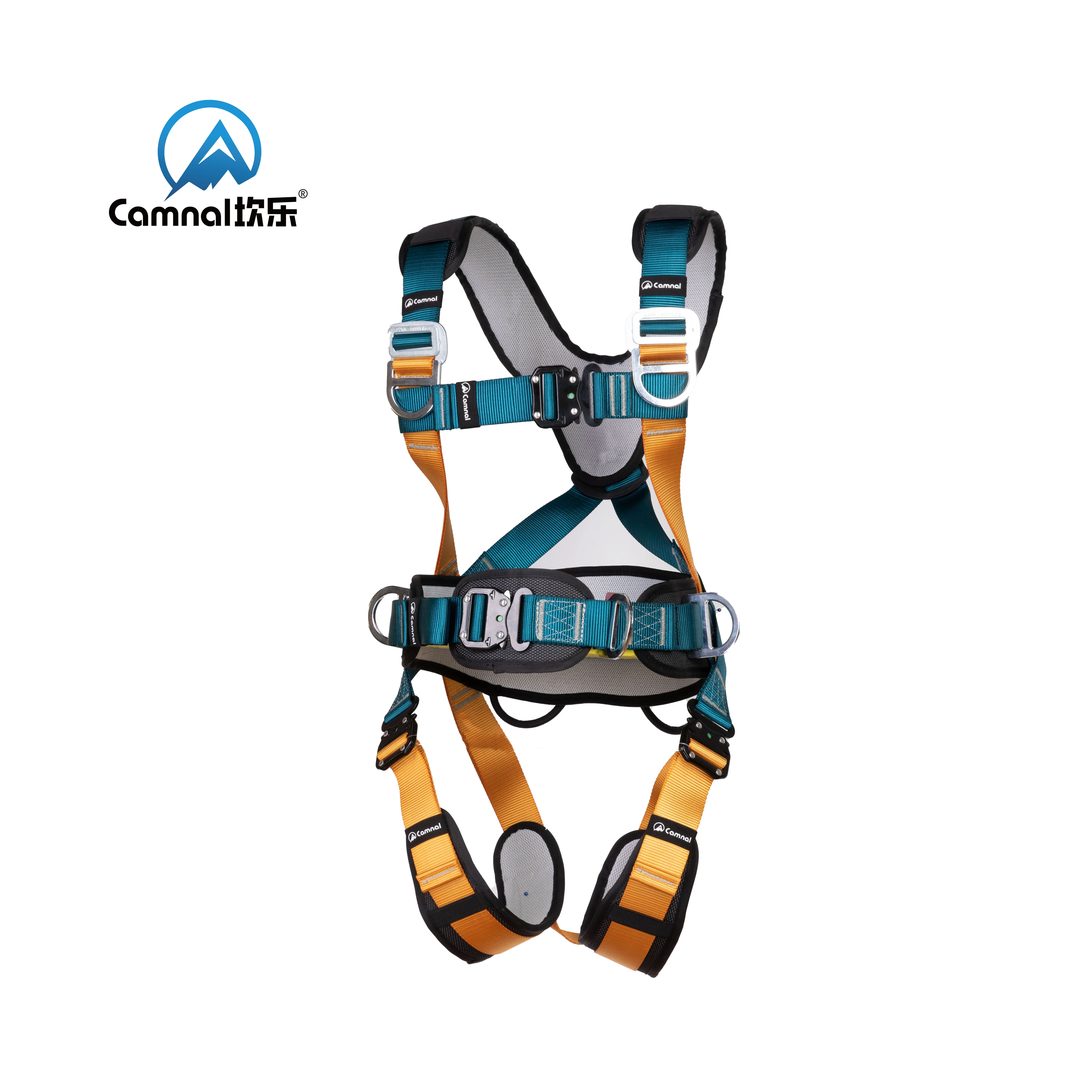 

Professional Rock Climbing Full Body Safety Harness - Anti-Fall Removable Gear for Altitude Protection & Adventure Equipment
