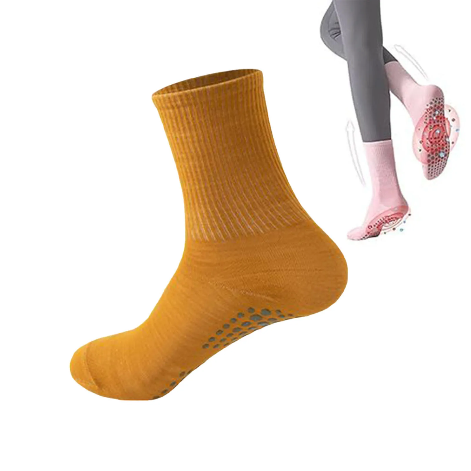 Slimming Health Shaping Socks Wear-Resistant Foot Massage Socks for Sports Wearing Accessory