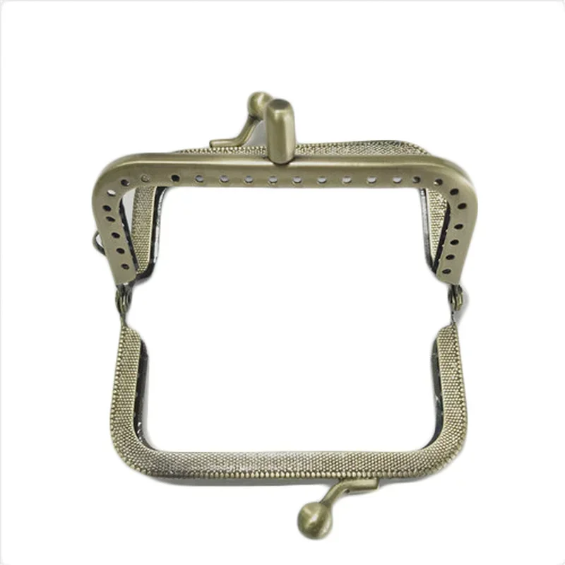 8.5-18cm Arch Double Clips Purse Frame Double Layer DIY Metal Frame Purse for Clutch Coins Bag Handle Kiss Clasp Lock