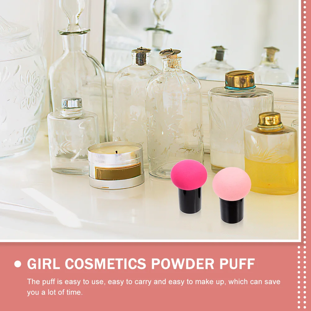 

6pcs Dry Wet Mushroom Makeup Foundation Powder Puff Durable Soft Tools For Women Makeup Accessory