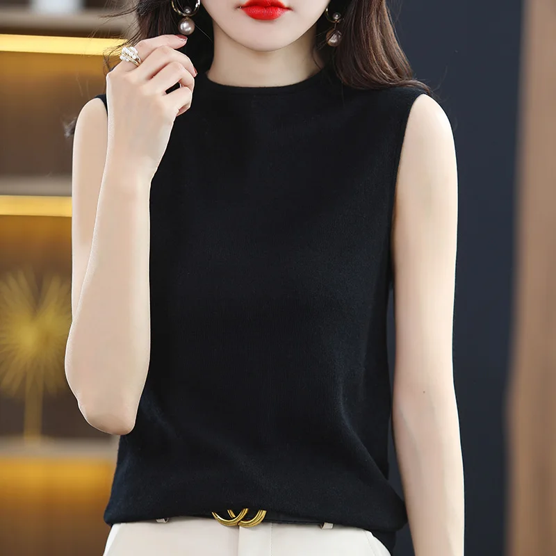 سترة نسائية محبوكة مستديرة من Ne Svel لربيع 2025، بدلة رفيعة، ملابس داخلية، ملابس خارجية، نمط عريض، قطع مستقيمة C... #5