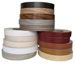 Decorative Plywood PVC Wood Edge Strip Banding Pre-Glued Veneer Self-adhesive Furniture Tape Cabinet Surface Repair Wood Work