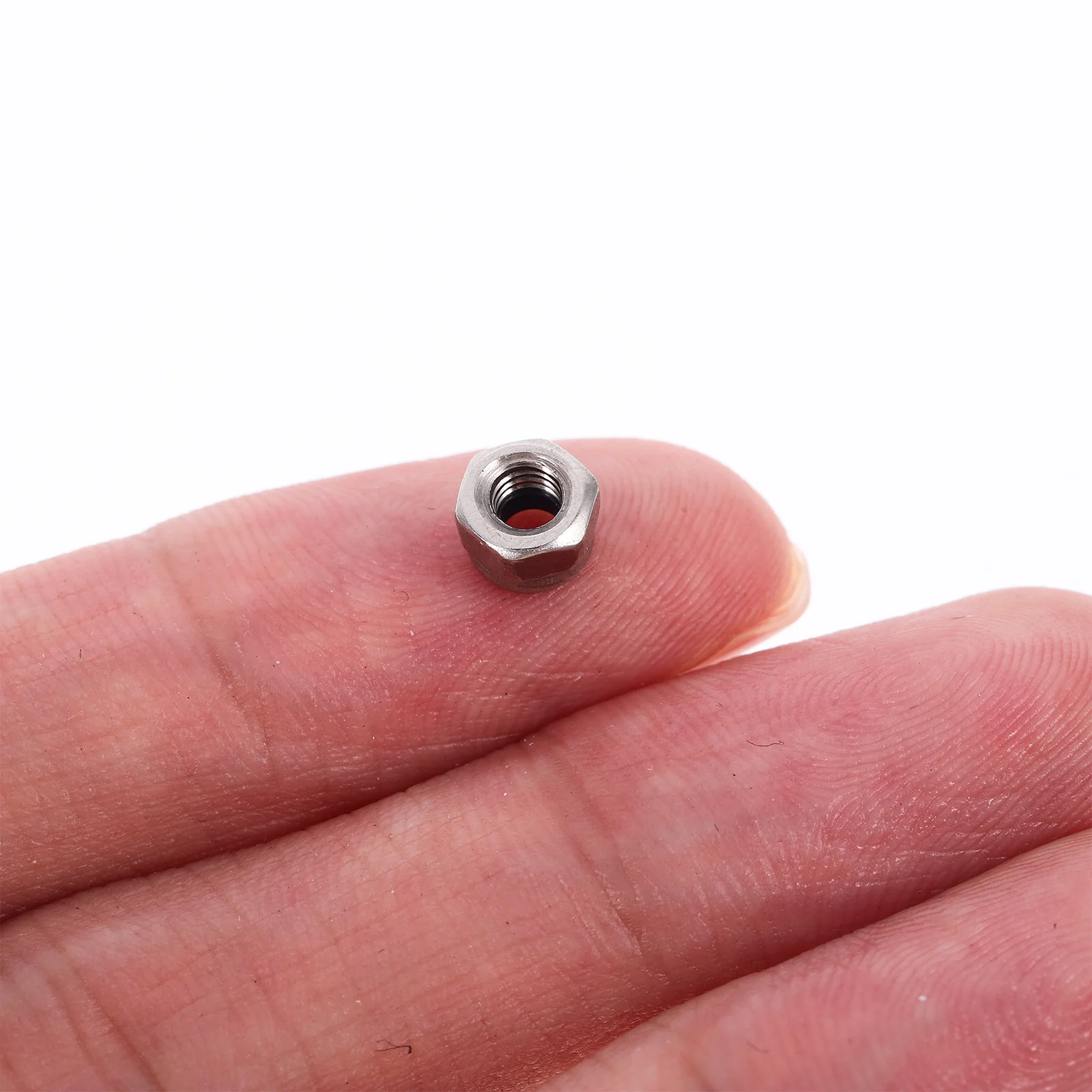 100Pcs Lock Nuts 304 Stainless Steel Anti-Loose Thread Nuts for Precision Machinery Electronic Products Fasteners for Lamp