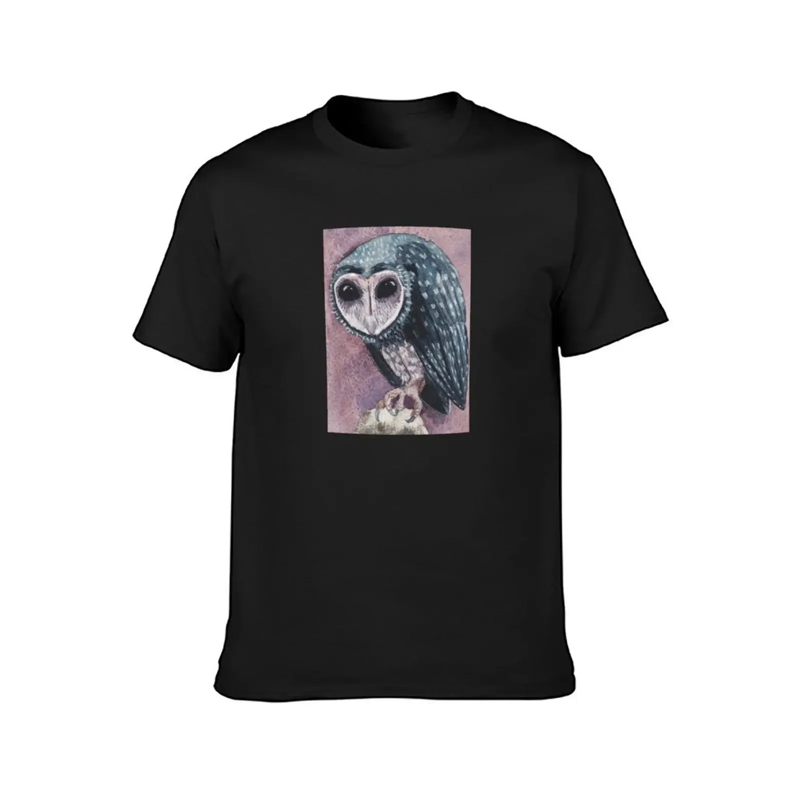 Ominous Owl T-Shirt man t shirt anime t shirts baggy shirts boys animal print mens designer clothes