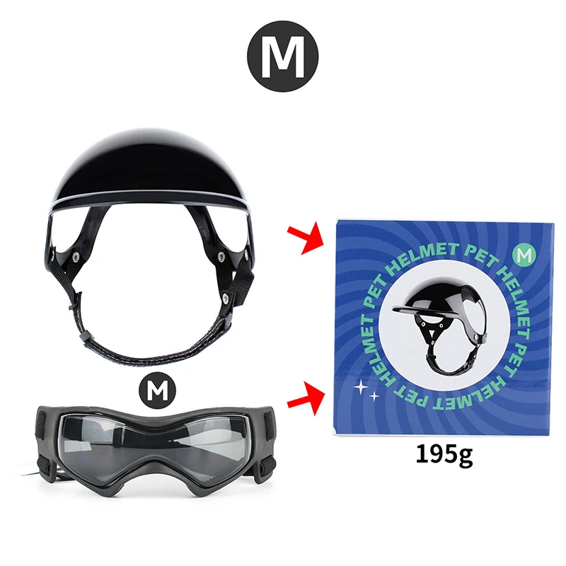 Adjustable Dog Helmet & Goggles 6