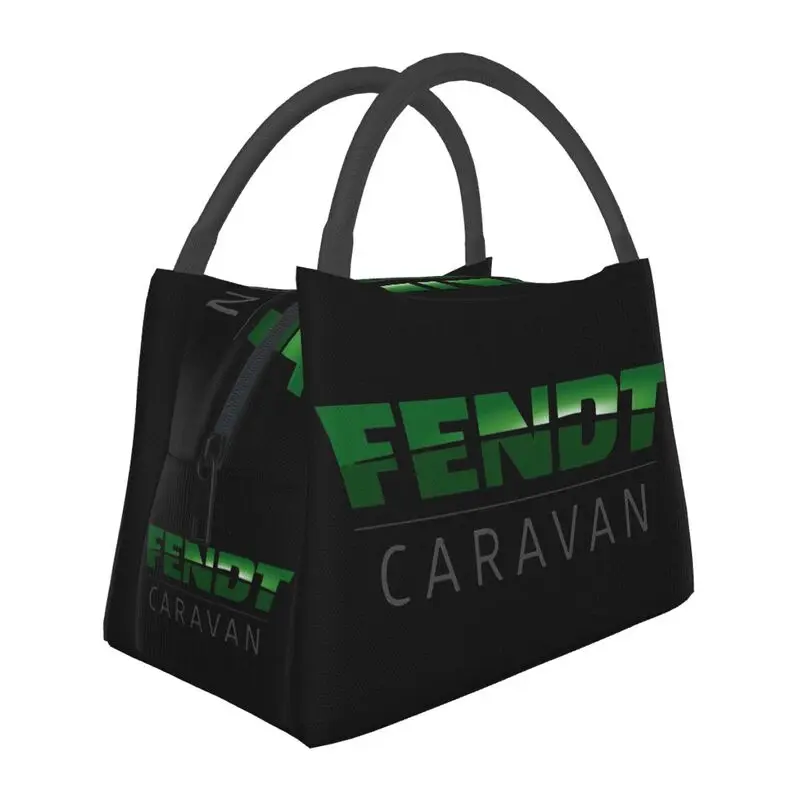 

Custom Fendt Tractors Logo Lunch Bag Men Women Thermal Cooler Insulated Lunch Boxes for Picnic Camping Work Travel