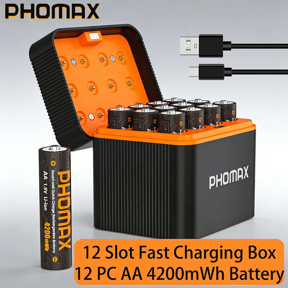 Phomax 12-Slot 1.5V…
