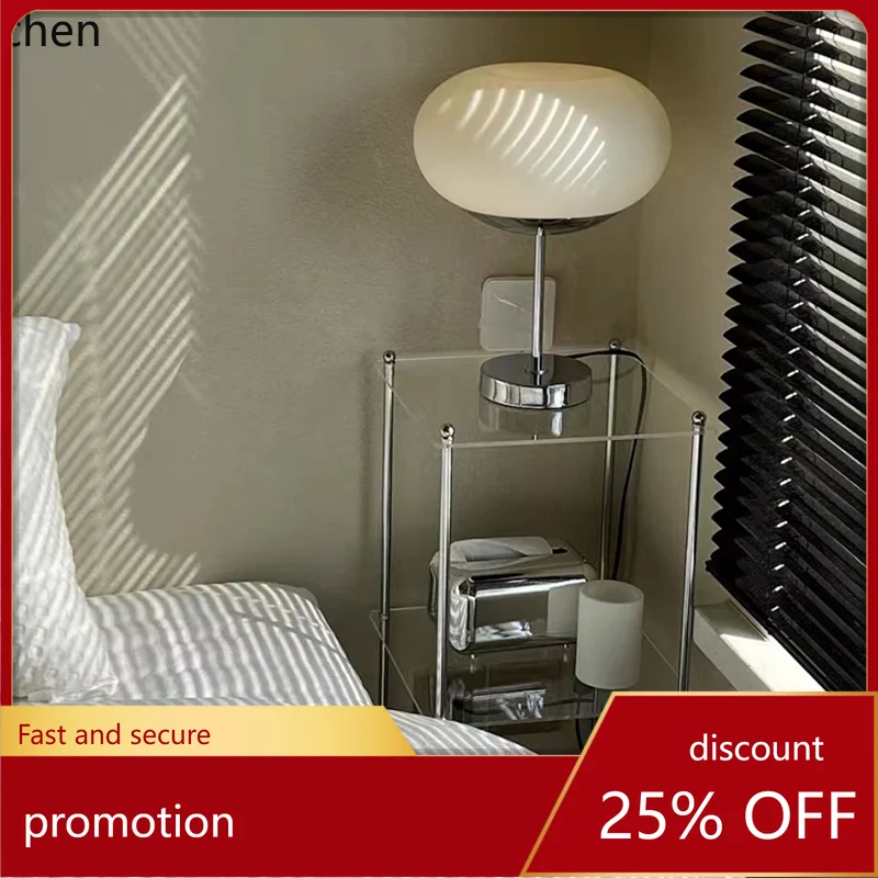 

HT medieval acrylic mobile trolley simple bedside table sofa side rack