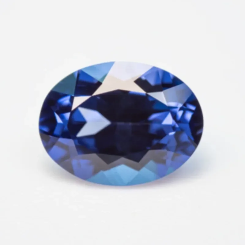 

Lab Grown Sapphire Royal Blue Color Oval Shape Quality Pendant Gemstones for Charms Jewelry Making Selectable AGL Certificate