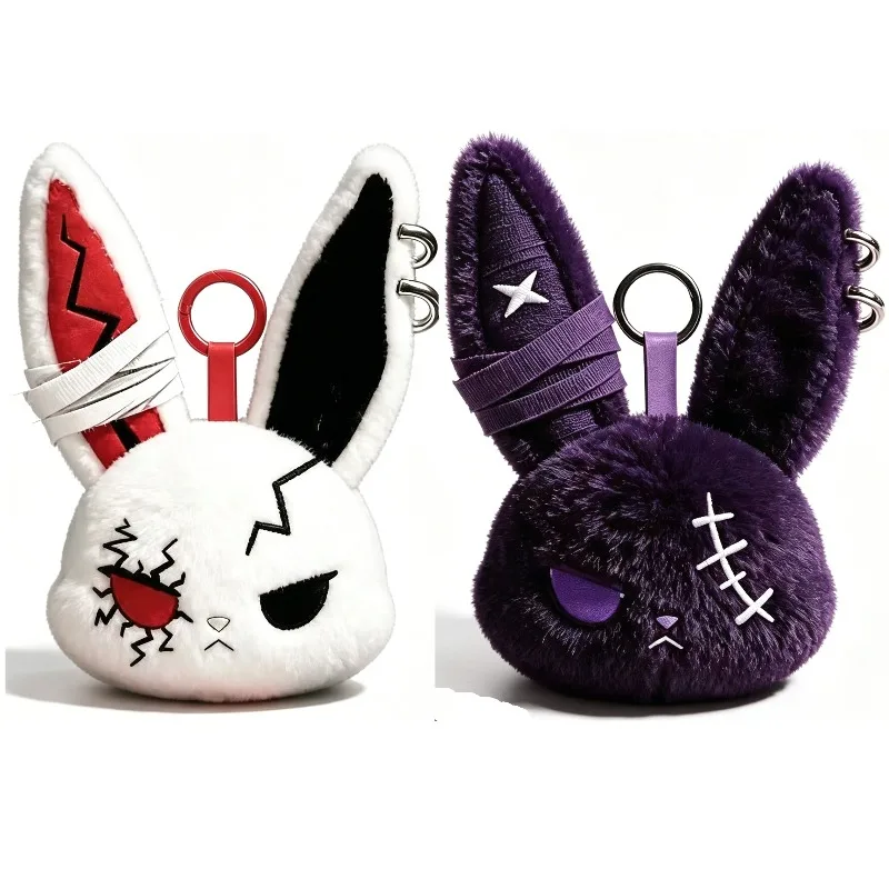 

Soft Dark Bunny Plush Figure Cute Bad Rabbit Stuffed Animal Doll High Aesthetic Toy Birthday Xmas Gift For Lovers