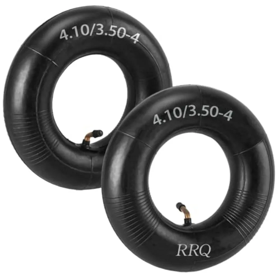 

2 Pack 4.10 3.504 Tire Inner Tube with TR87 Bent Valve Stem 4.10 3.504 Heavy Duty Replacement Inner Tube for Wheelbarrows Hand