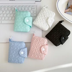 New Fashion Women Short Purses Polyester Female Wallet Fresh Card Holder Coin Money Bag Soft Dollar Price Ladies Wallet Small