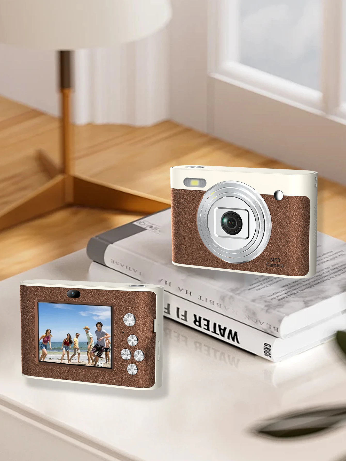 

Tpye-c interface intelligent recognition digital camera, HD 4k, zoom 16x, high appearance level portable digital camera