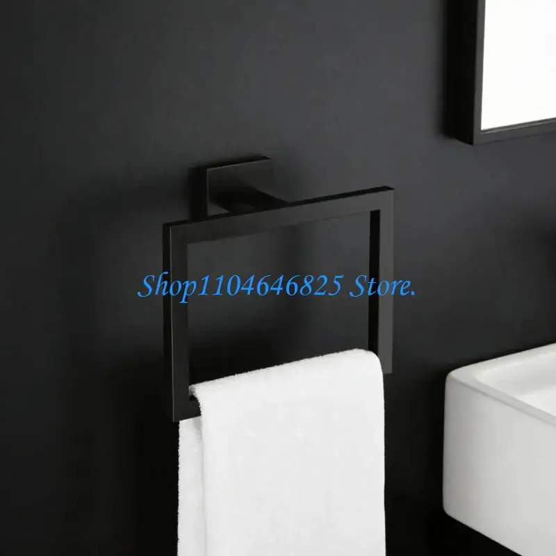 Stainless Steel Towel Rings Rusts Proof Wall Mounted Towel Holder For Shower Room Bathroom Easy To Clean