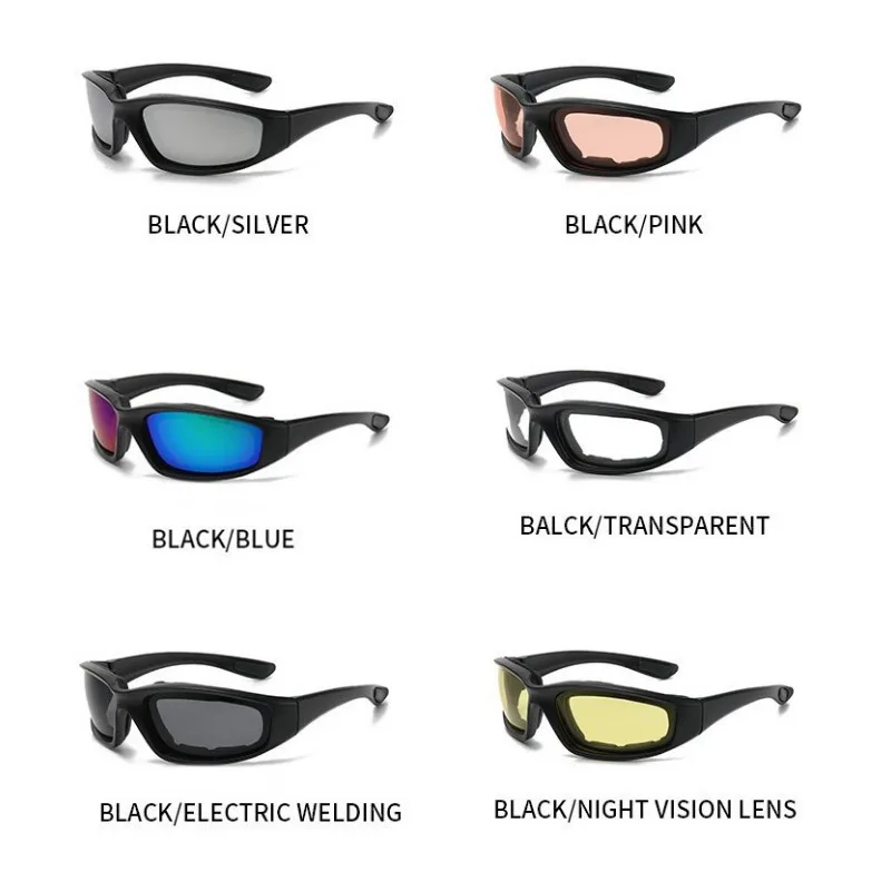 New Motorcycle Glasses Bike Cycling Windproof Riding Goggles Sports New Moto Eyewear Mens Sunglasses Women Protective Eye