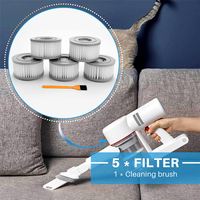 6Pcs HEPA Filter for Xiaomi JIMMY JV85/JV85 Pro/H9 PRO Handheld Wireless Vacuum Cleaner jasmine
