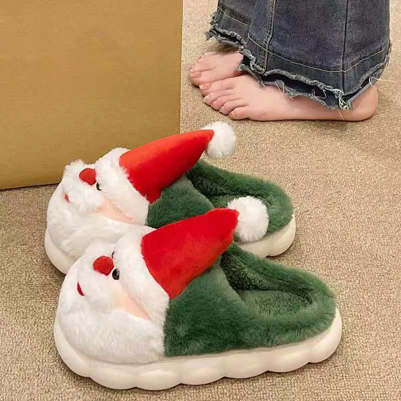 

2026 Winter fashion cute cartoon plush slippers for home use with anti-slip quiet features suitable for leisure activities 36-44