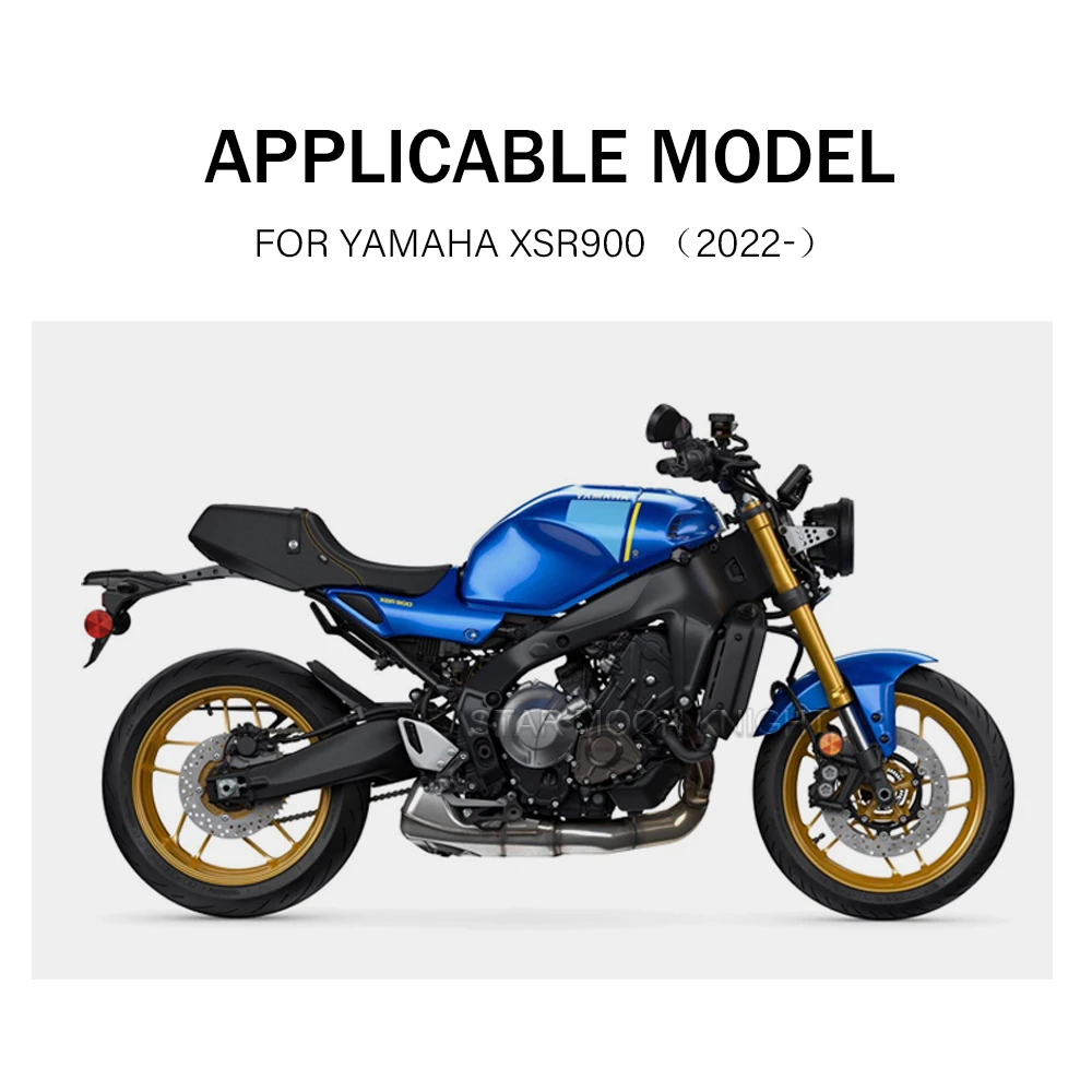 Für Yamaha XSR900 XSR 900 2022- Tank pad Seite Kraftstoff Tankpads Protector Aufkleber Knie Grip Traktion Pad Nicht-slip Schmücken Aufkleber