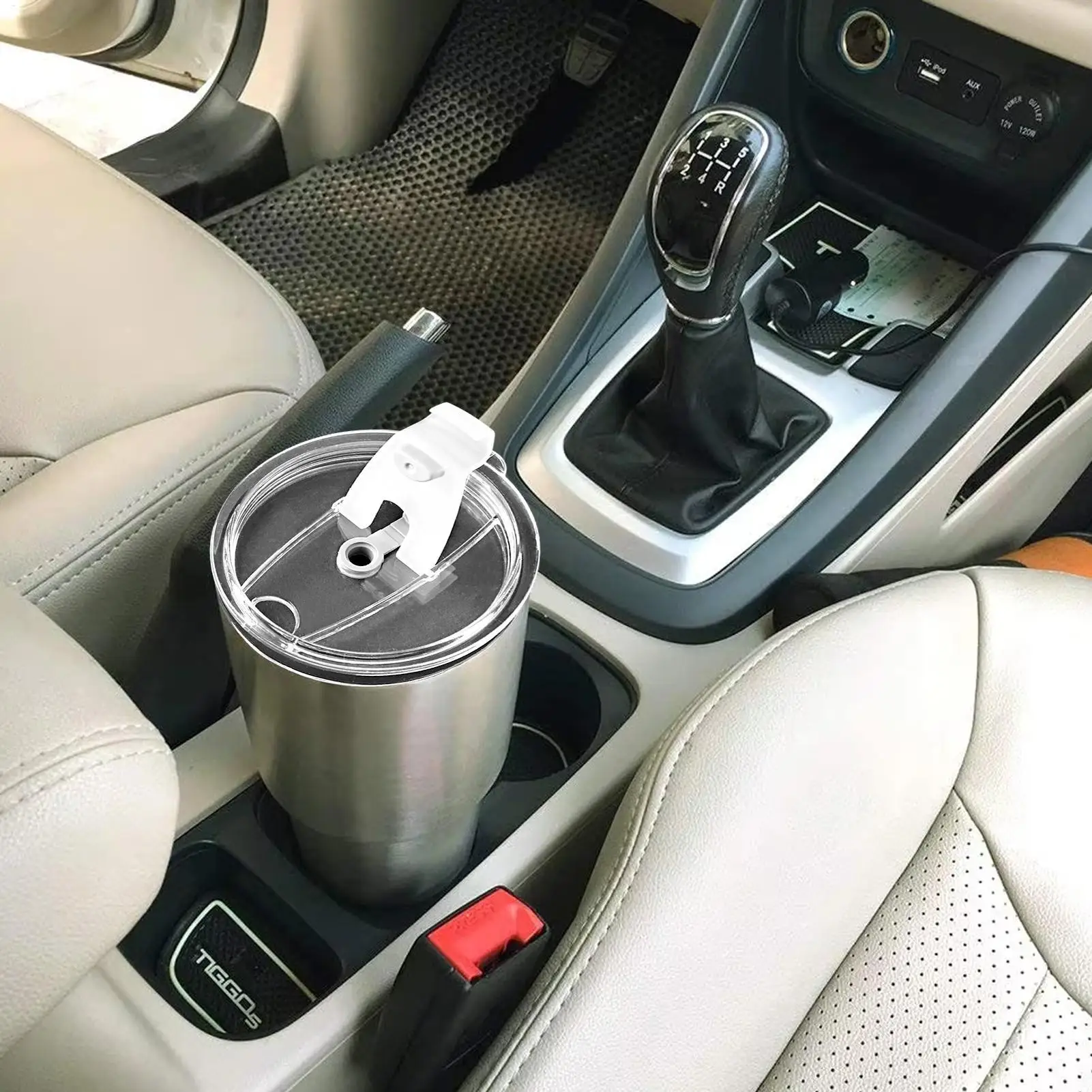 20/30/16oz Plastic Lids Sealing Bottle Cover Splash Spill Proof Plan Cup Caps Tumblers Replacement Lids Convenient Accessories