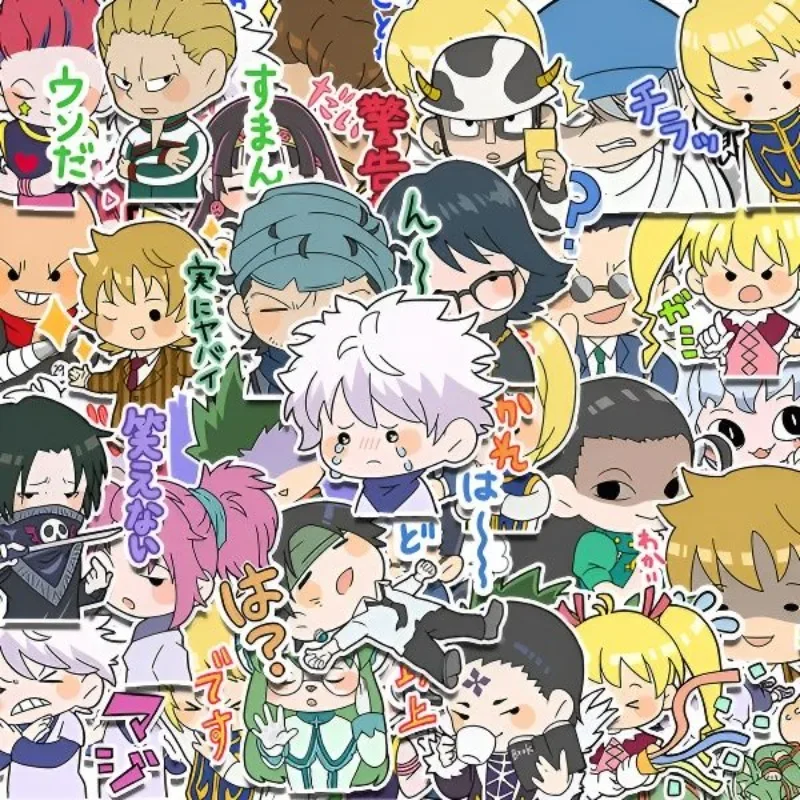 

HUNTER×HUNTER Anime Stickers Gon Freecss Stickers Aesthetic Scrapbooking Supplies Stationery Kids Friends Gift for Fans Diy Cos