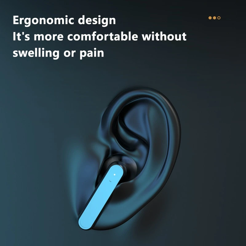 سماعات أذن بلوتوث VIVO S20 مرآة سماعة رأس ستيريو لاسلكية مع شاشة عرض رقمية تعمل باللمس سماعات أذن رياضية للعبة #4