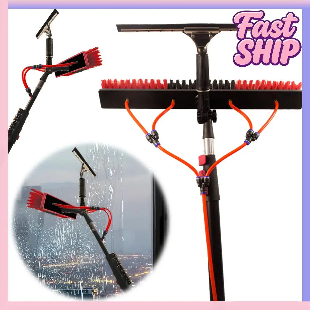 

11pcs Adjustable Solar Panel Cleaning Kit Stainless Steel Solar Panel Cleaning Brush and Squeegee Telescopic