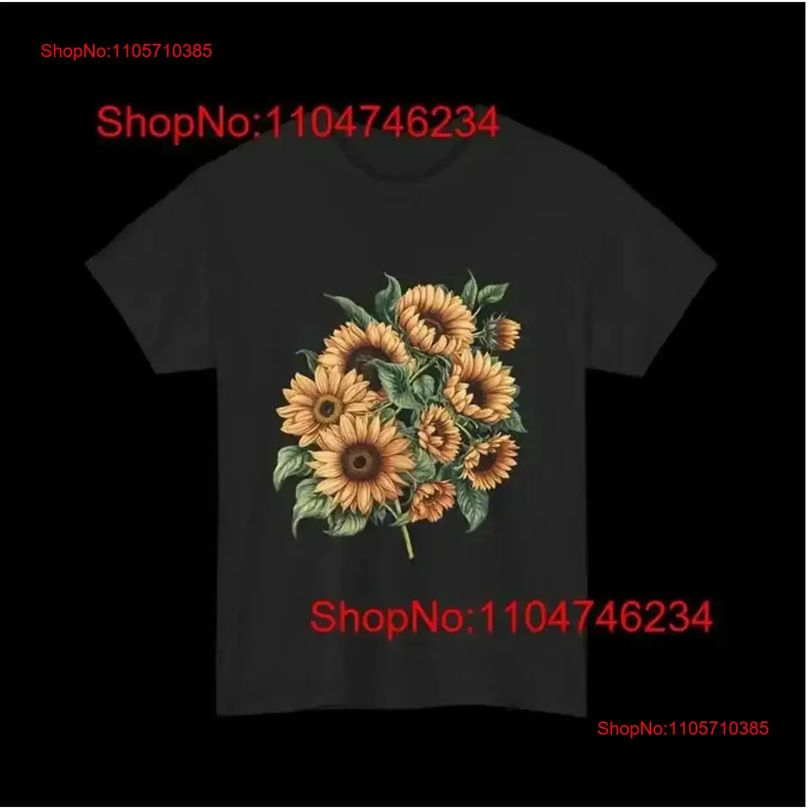Sunflowers Floral Positivity Sunshine T Shirt vintage Washed graphic designer clothes Soft Slightly Top For Everyday Wear