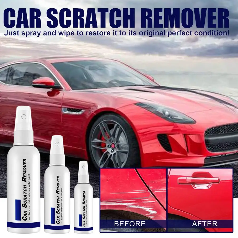 

30/50/100ml Car Scratch Repair Spray EcoFriendly Fast Acting Easy-to-Use Hydrophobic Coating Scratch Remover Repair Agent Tool