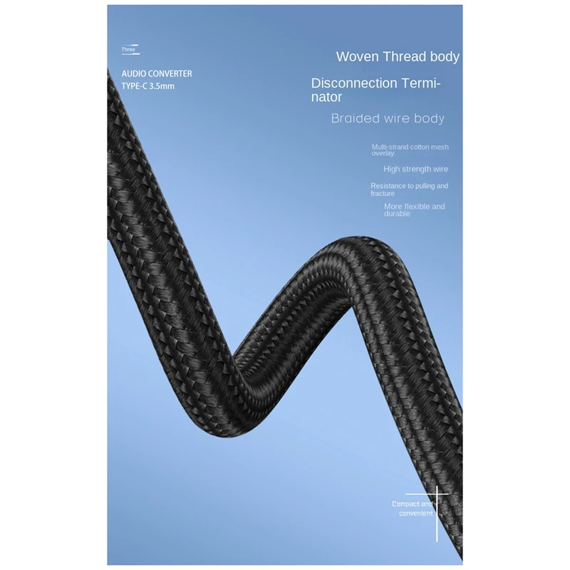 Typec Naar Hoofdtelefoon Adapter Voor Android Telefoon Luisteren Type-C Naar 3.5Mm Audio Adapter Interface Kabel