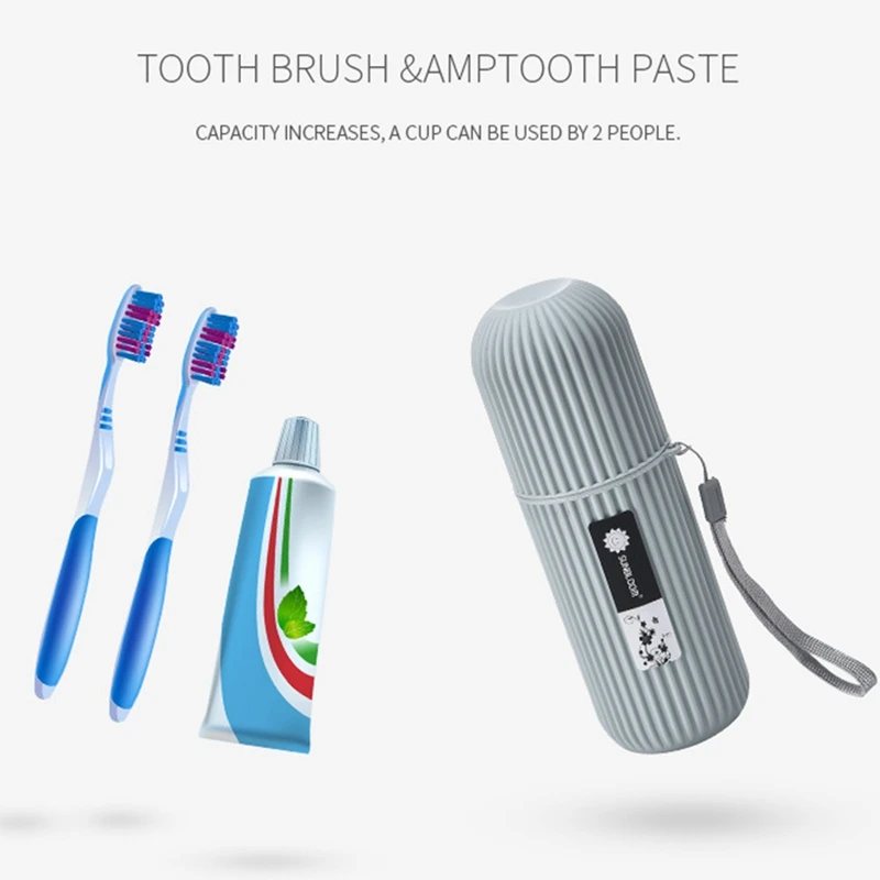 Portable Toothpaste Toothbrush Protect Holder Case Travel Camping Storage Box