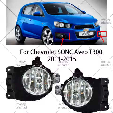 1PAIR FOG LIGHT for Chevrolet Aveo Sonic 2011 2012 2013 2014 2015 Fog Lamp for Car Car Front Bumper Fog Light Driving Lights