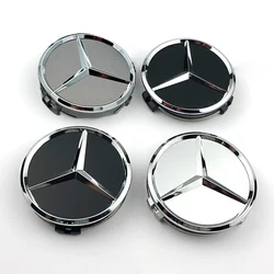 75mm Mercedes Benz AMG W203 W206 W220 W205 W211 W212 w204 w213 Centro ruota auto Coprimozzo Benz Emblema Cerchione Coperture parti di ruote