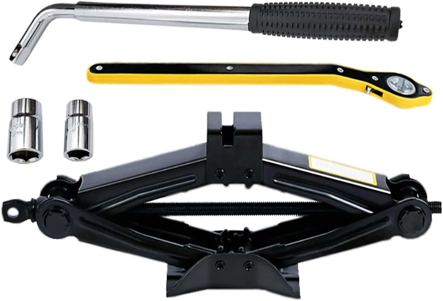 

Ножничный домкрат для автомобильного шин 4,400 фунтов, набор инструментов для внедорожников и автомобилей, универсальный автомобильный аварийный комплект с наконечником